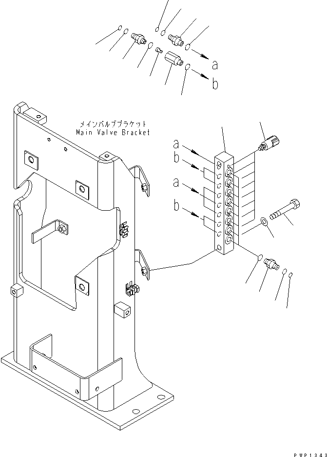 Excavators Komatsu / PC230NHD-7K S/N K40001-UP(pc230nhu) / PRESSURE SWITCH(150490 : H1833-01A0)