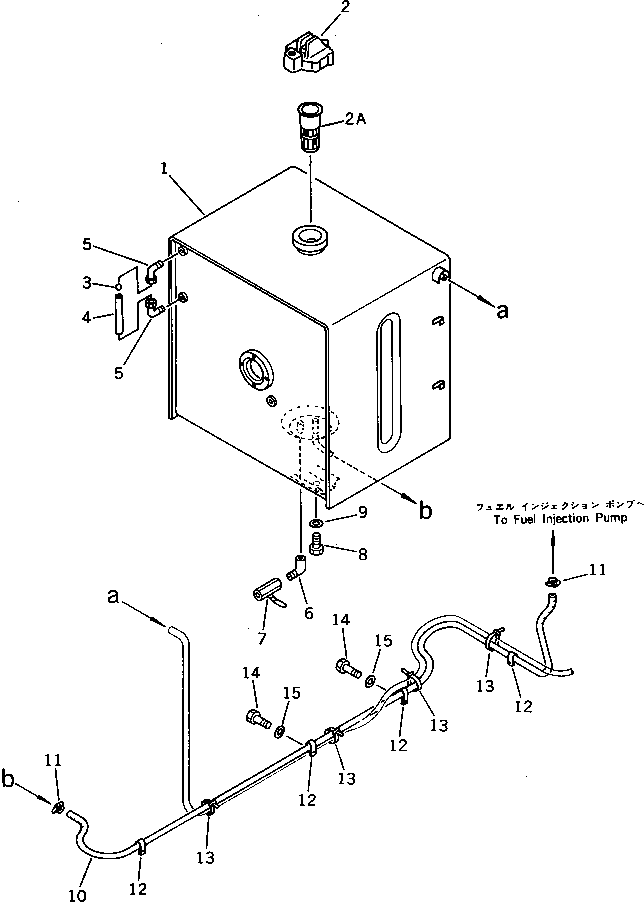 Excavators Komatsu / PC240-3K S/N K10001-UP(pc240-3u) / FUEL TANK(030080 : 1301)