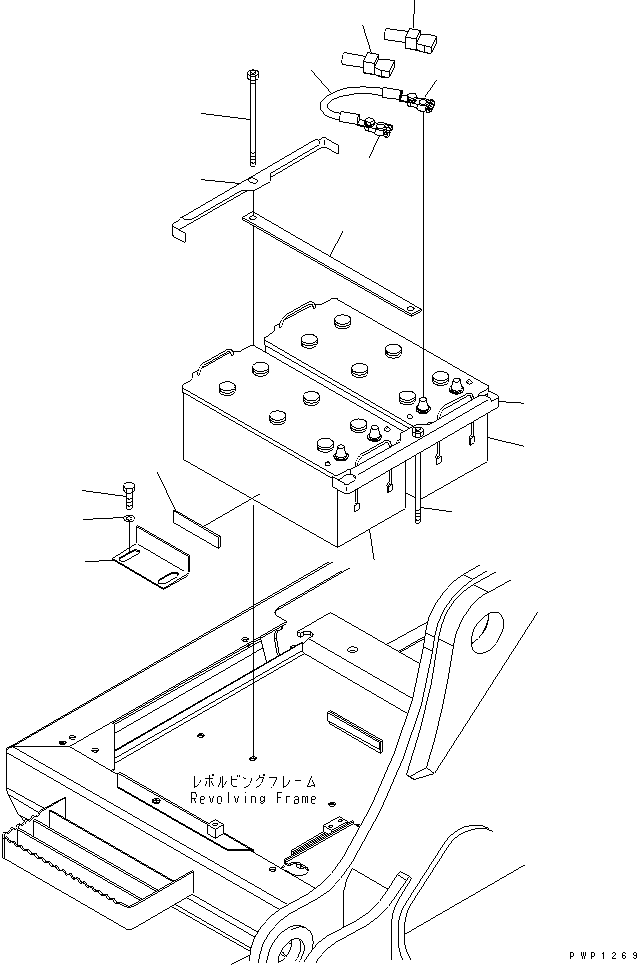 Excavators Komatsu / PC240LC-7K S/N K40001-UP(pc240l2u) / BATTERY (LARGE CAPACITY)(120020 : E0100-01A1)