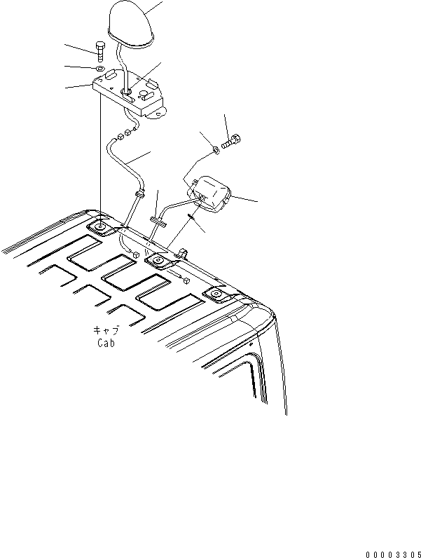 Excavators Komatsu / PC240LC-7K S/N K40001-UP(pc240l2u) / BEACON(120140 : E0340-01A0)