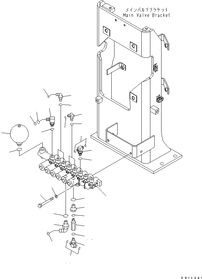 Excavators Komatsu / PC240LC-7K S/N K40001-UP(pc240l2u) / SOLENOID VALVE (VALVE)(150490 : H1831-01A0)
