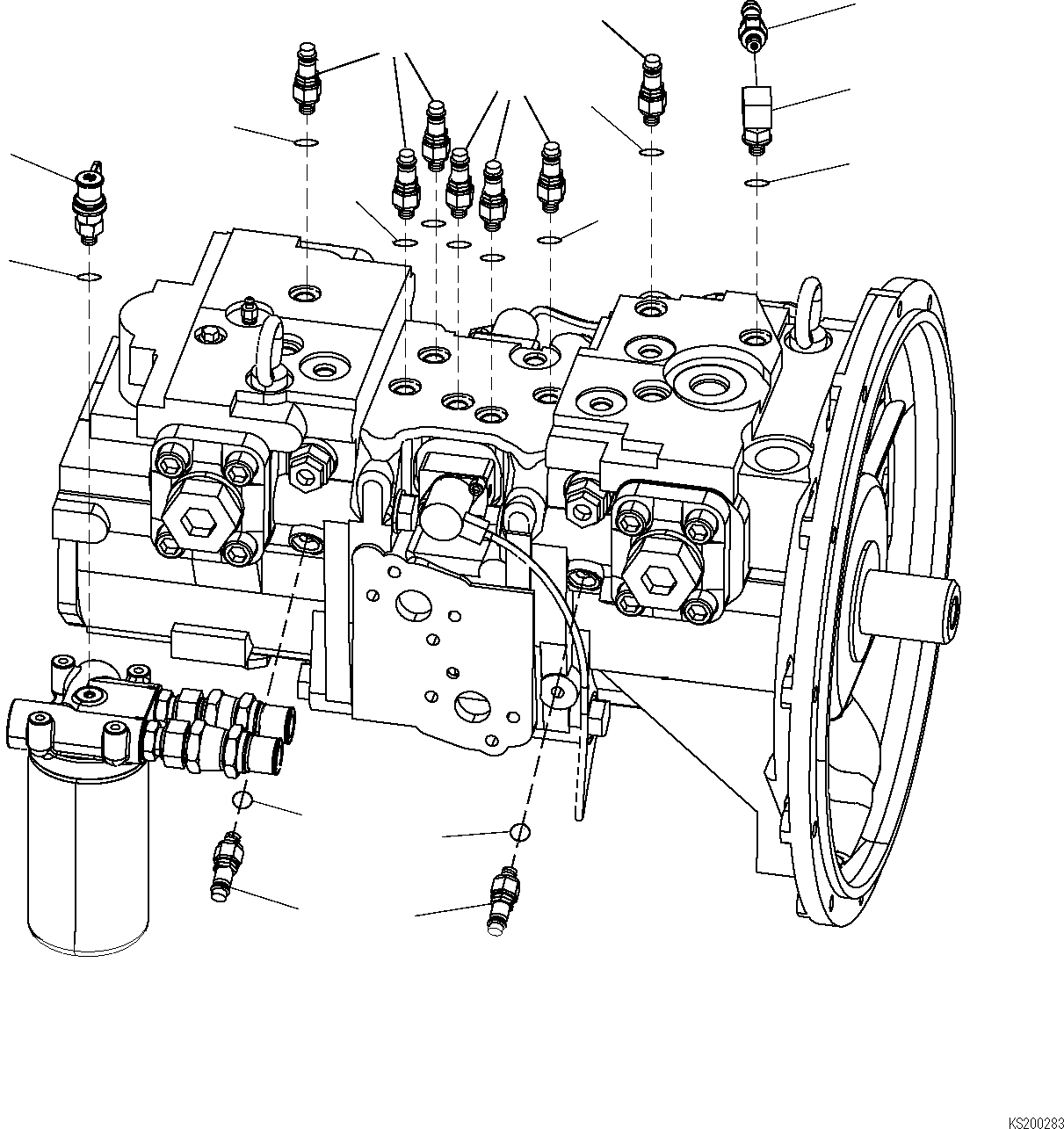 Excavators Komatsu / PC240LC-8K S/N K50001-UP(pc240l3u) / PREVENTIVE MAINTENANCE CLINIC PARTS(016001 : W0111-01A0)