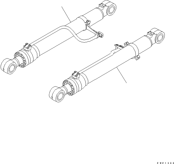 Komatsu parts book diagram for PC240NLC-8K S/N K50001-UP: BOOM CYLINDER