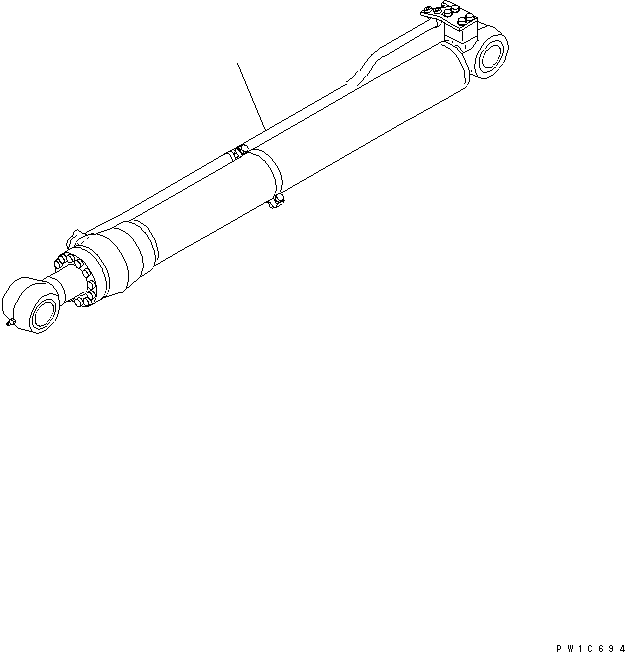 Komatsu parts book diagram for PC240NLC-8K S/N K50001-UP: ARM CYLINDER