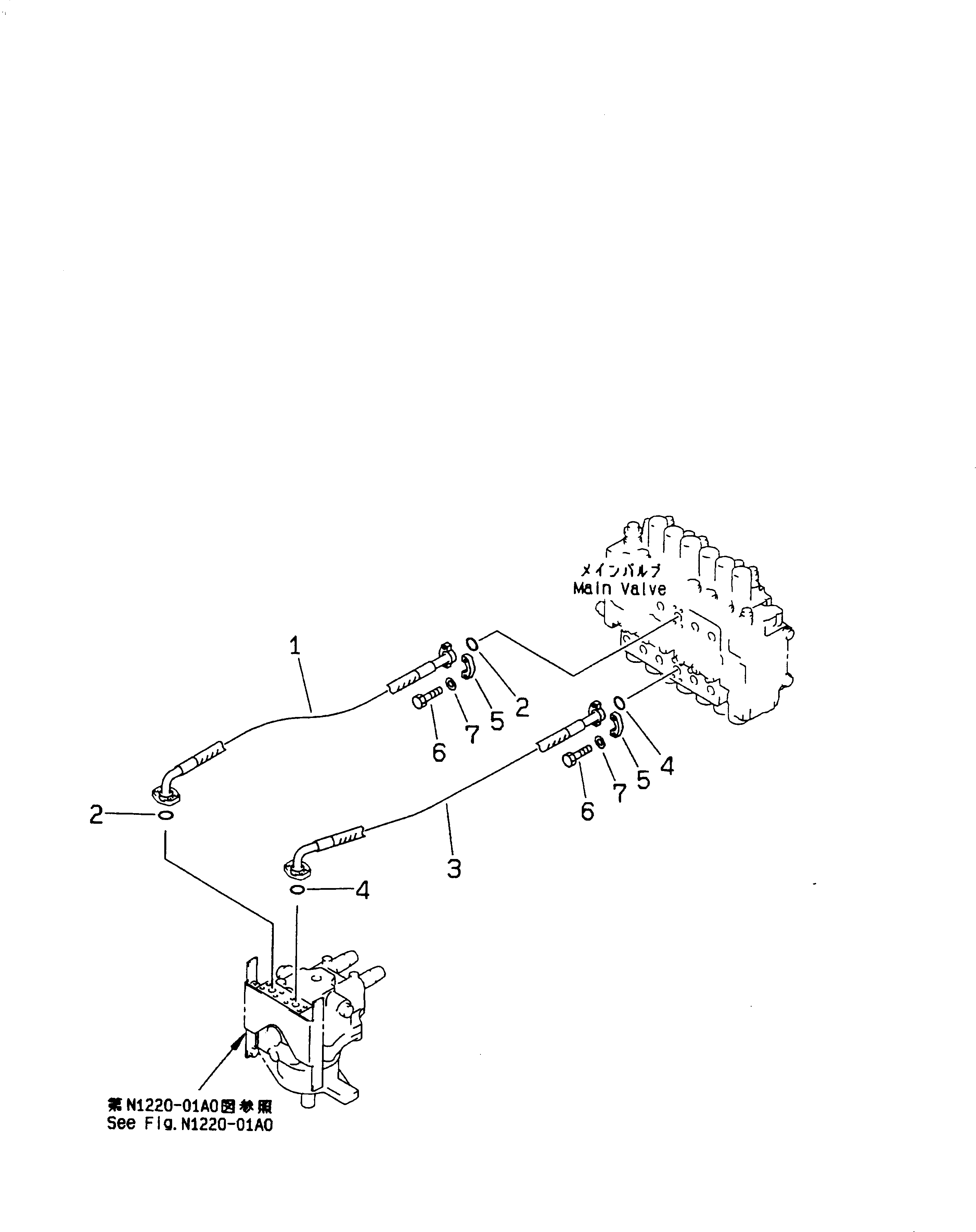 Excavators Komatsu / PC250HD-6Z S/N 10001-UP (Custom Spec.)(pc250hdc) / SWING LINES(150240 : H1340-01A0)