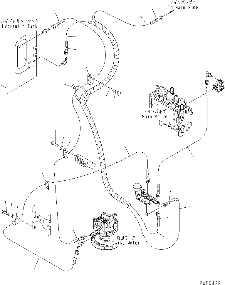 Excavators Komatsu / PC250HD-6Z S/N 10001-UP (Custom Spec.)(pc250hdc) / SOLENOID VALVE (MECHANICAL SWING BRAKE) (SOLENOID VALVE LINE)(150270 : H1831-02A1)