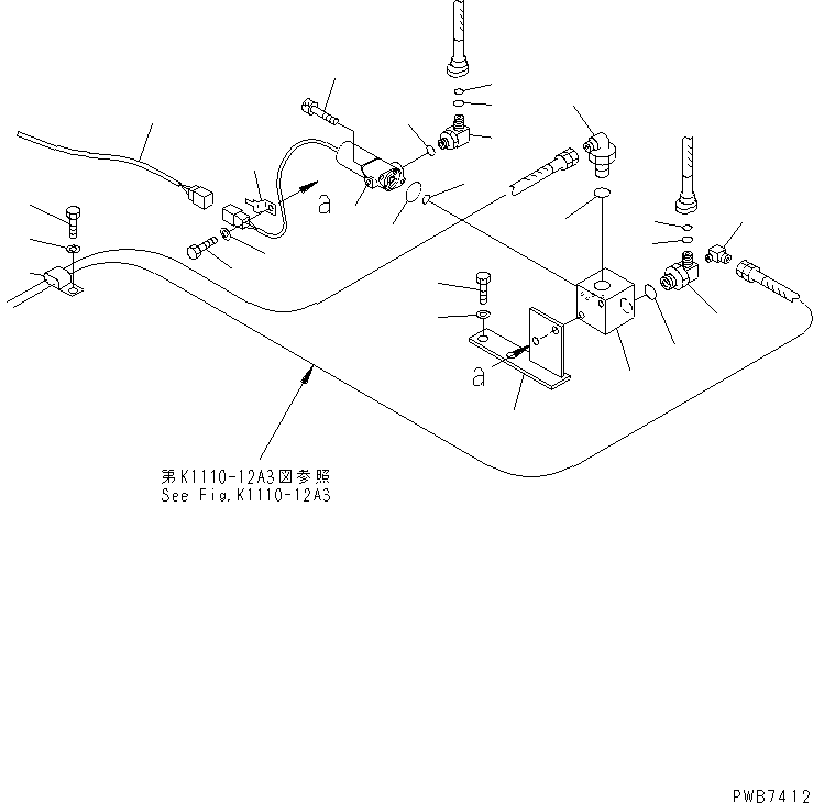 Excavators Komatsu / PC250HD-6Z S/N 10001-UP (Custom Spec.)(pc250hdc) / ATTACHMENT PPC LINE (PPC) (1 ACTUATOR)(210330 : K1540-01A6)