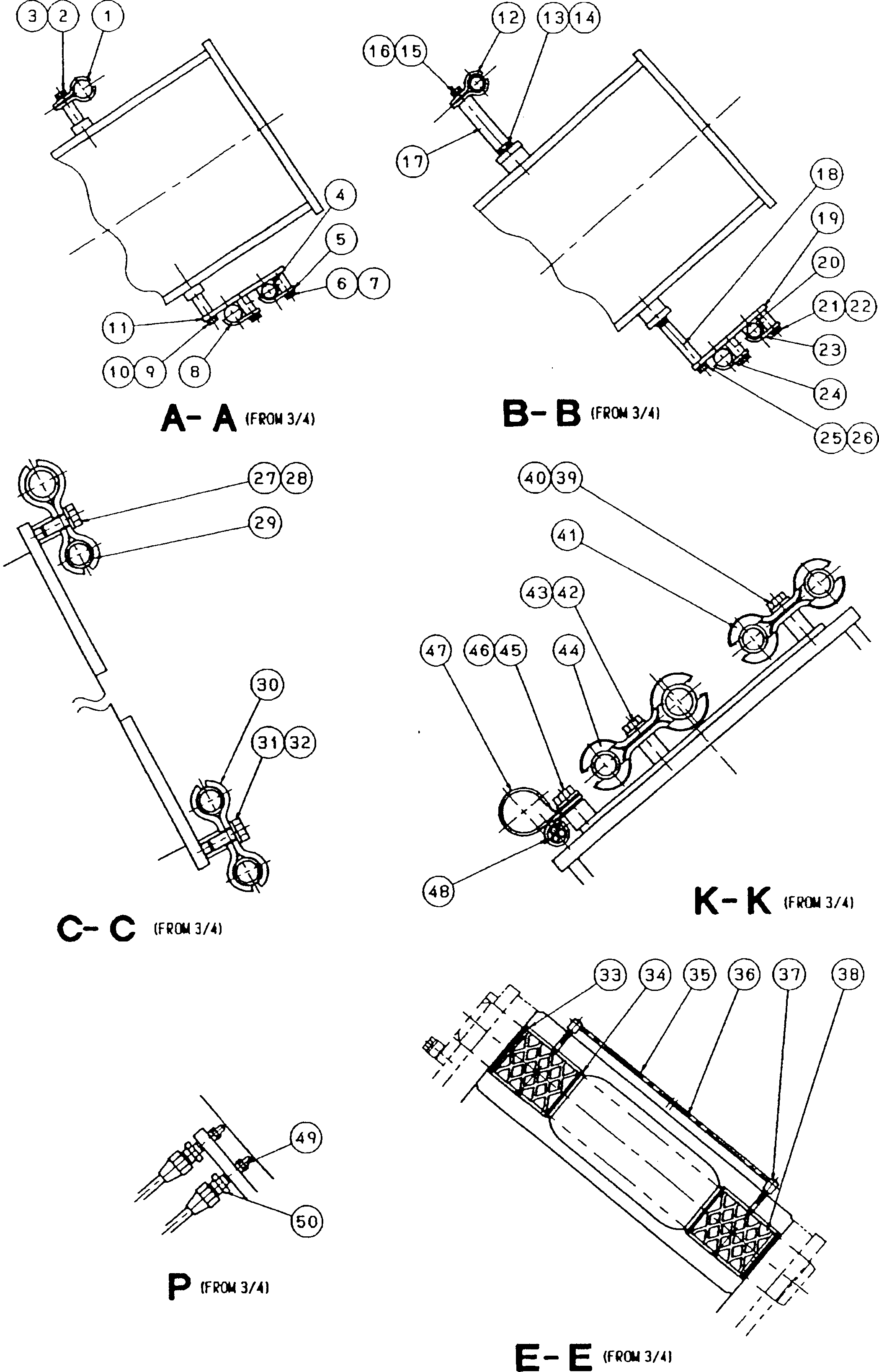 Excavators Komatsu / PC250HD-6Z S/N 10001-UP (Custom Spec.)(pc250hdc) / BOOM (4/4)(360040 : T1110-04A0)