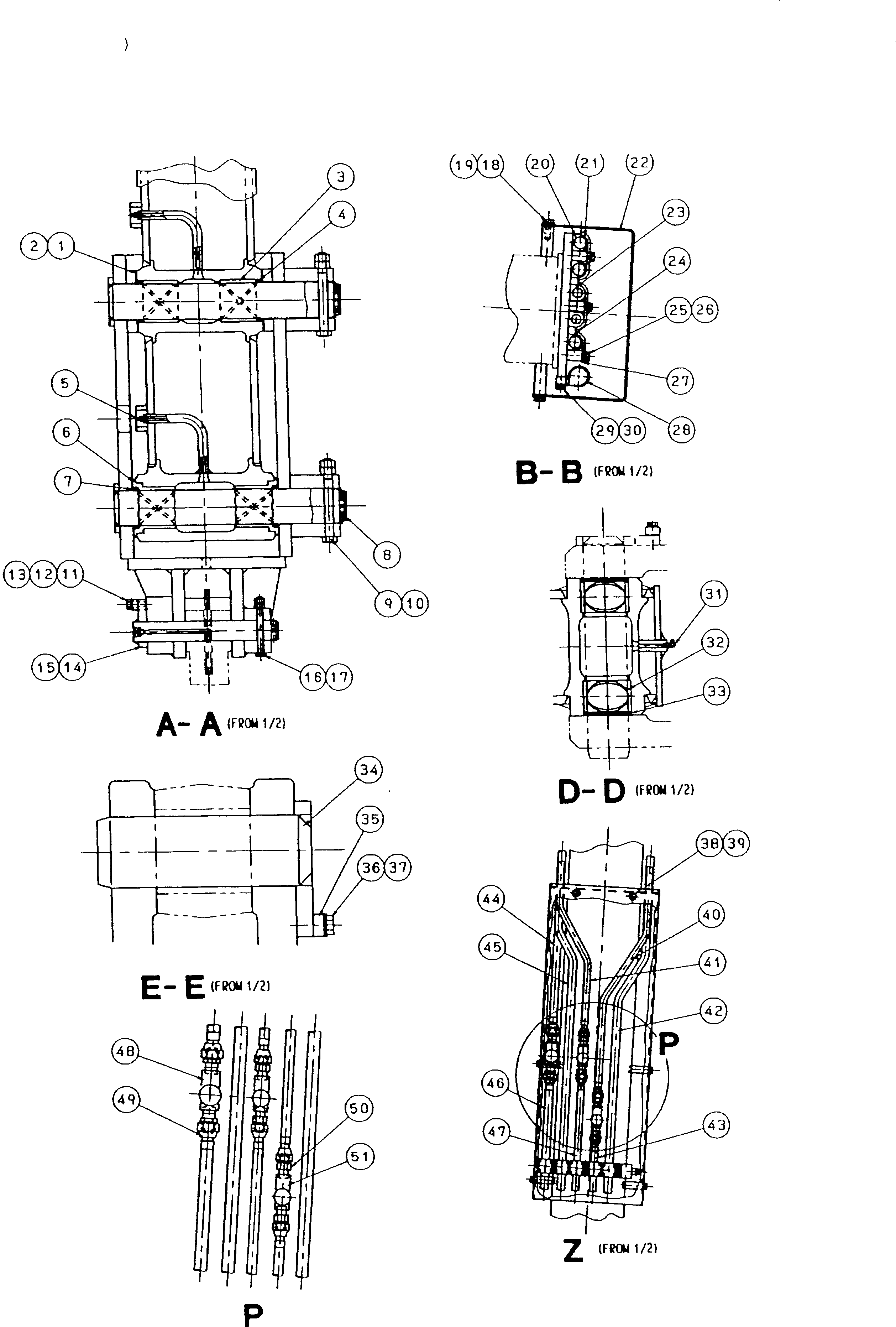 Excavators Komatsu / PC250HD-6Z S/N 10001-UP (Custom Spec.)(pc250hdc) / ARM (2/2)(360110 : T1200-02A0)