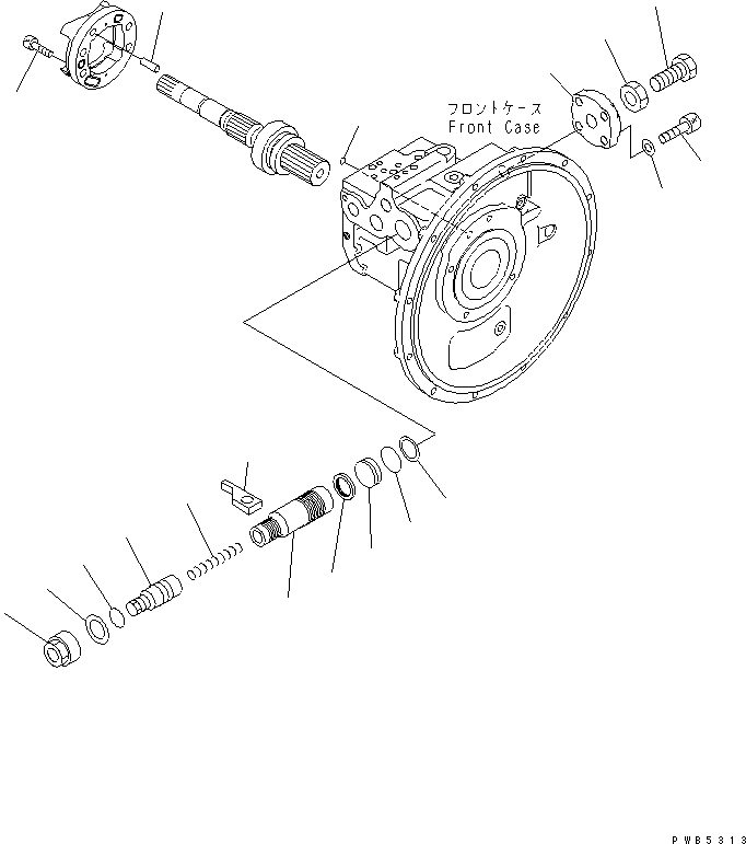 Excavators Komatsu / PC250HD-6Z S/N 10001-UP (Custom Spec.)(pc250hdc) / MAIN PUMP (4/10)(480100 : Y1600-04A0)