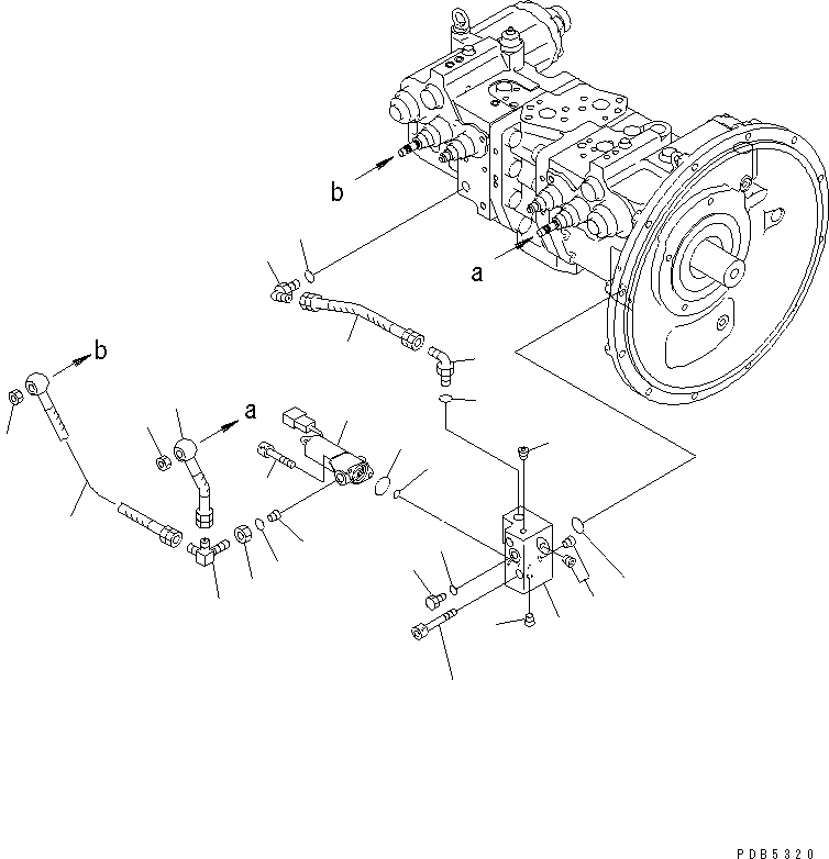 Excavators Komatsu / PC250HD-6Z S/N 10001-UP (Custom Spec.)(pc250hdc) / MAIN PUMP (10/10)(480160 : Y1600-10A0)