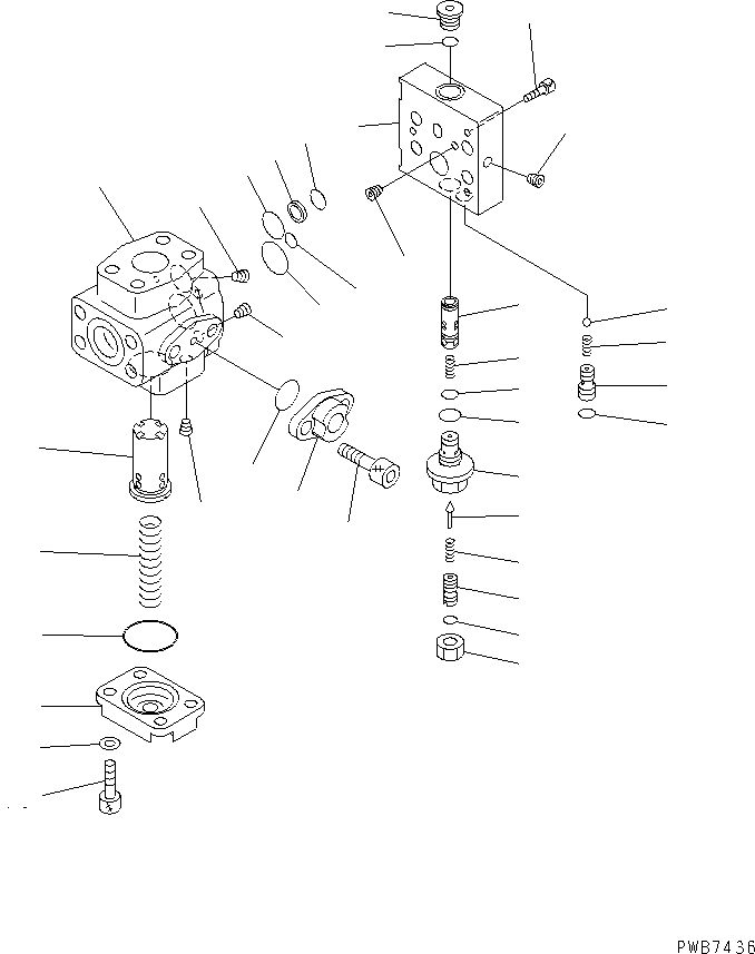 Excavators Komatsu / PC250HD-6Z S/N 10001-UP (Custom Spec.)(pc250hdc) / PILOT VALVE(480430 : Y1679-01A0)