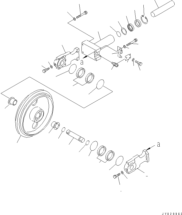 Excavators Komatsu / PC25R-8 S/N 10001-UP(pc25r-8c) / FRONT IDLER(330010 : R0110-01A0)