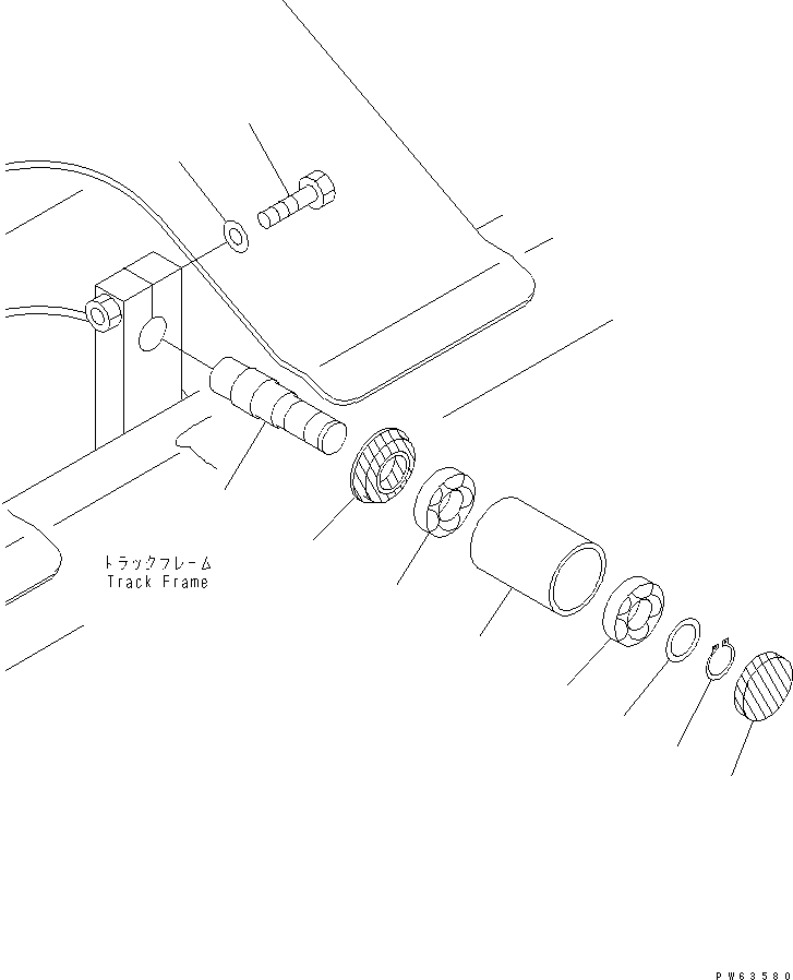 Excavators Komatsu / PC25R-8 S/N 10001-UP(pc25r-8c) / CARRIER ROLLER(330040 : R0300-01A0)