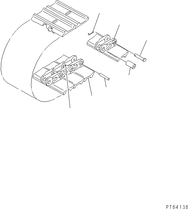 Excavators Komatsu / PC25R-8 S/N 10001-UP(pc25r-8c) / TRACK SHOE (DOUBLE GROUSER WITH HOLE)(330070 : R0500-01A1)
