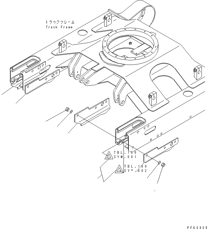 Excavators Komatsu / PC25R-8 S/N 10001-UP(pc25r-8c) / TRACK GUARD (FOR STEEL SHOE) (LOTUS ROOT HARVESTING SPEC.)(330160 : R1200-01A1)