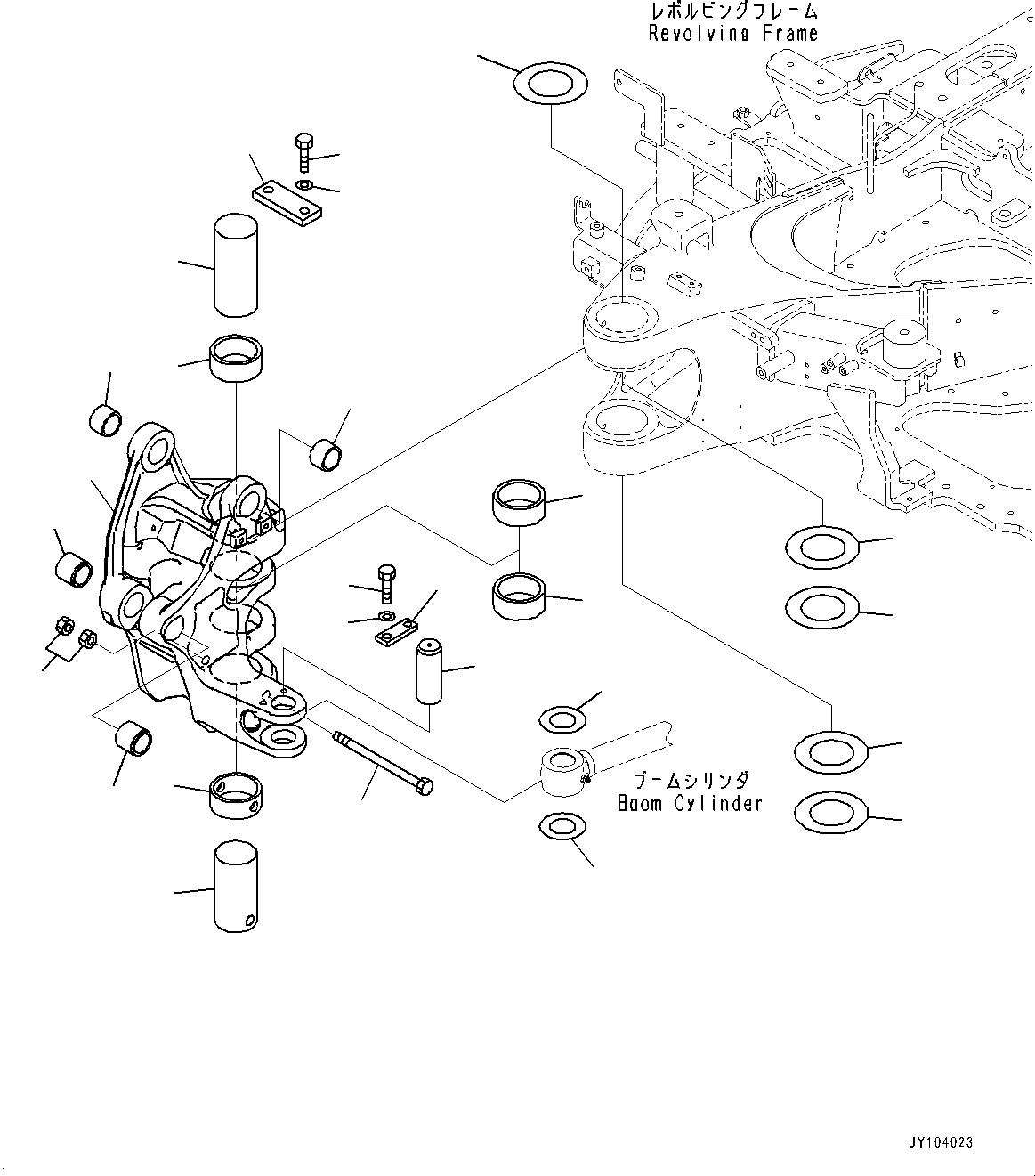 Excavators Komatsu / PC26MR-5 S/N F10001 AND UP(pc26mr-5) / SWING BRACKET, BRACKET(J1210-002001 : J1210-002001)