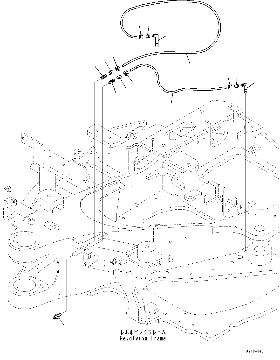Excavators Komatsu / PC26MR-5 S/N F10001 AND UP(pc26mr-5) / SWING CIRCLE LUBRICATION(J1410-001001 : J1410-001001)
