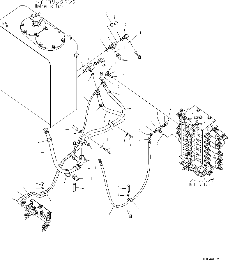 Excavators Komatsu / PC270-8 S/N 20001-UP (TIER 3, Overseas Version)(pc270-8c) / BURST VALVE (CHASSIS SIDE) (WITH ARM LOCK VALVE)(#20001-25059)(150400 : H1250-03A2)