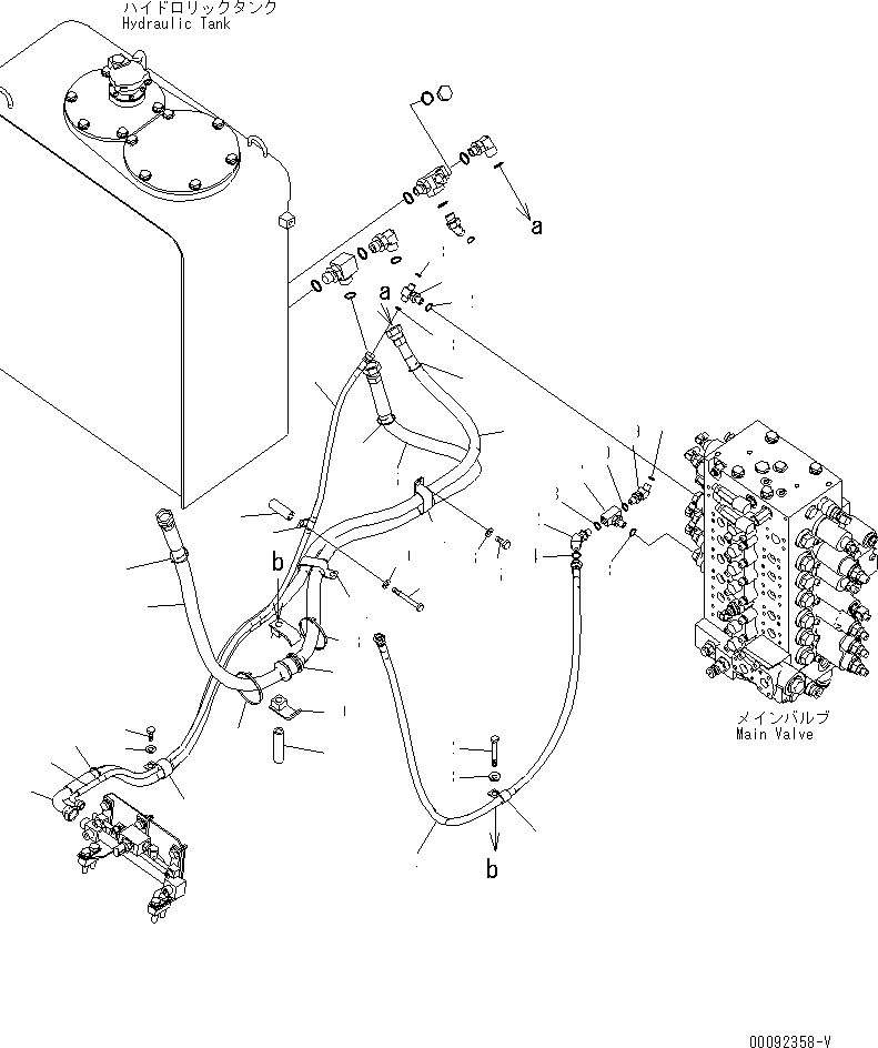 Excavators Komatsu / PC270-8 S/N 20001-UP (TIER 3, Overseas Version)(pc270-8c) / BURST VALVE (CHASSIS SIDE) (WITH ARM LOCK VALVE)(#25060-)(150410 : H1250-03A2A)