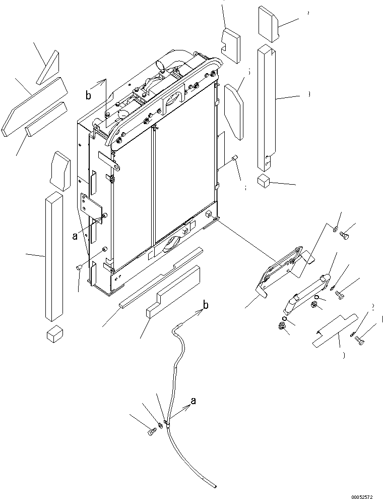 Excavators Komatsu / PC270LC-8-W1 S/N 20001-UP(pc270lcc) / COOLING SYSTEM (FUEL COOLER AND CONDENSER)(060050 : C0100-04A1)