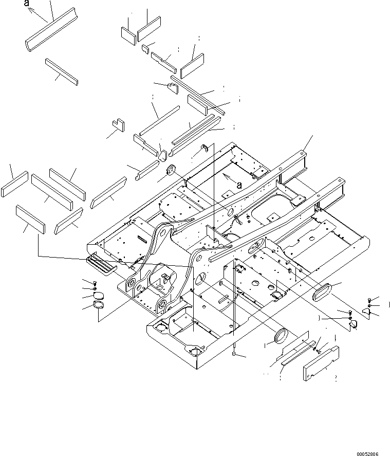 Excavators Komatsu / PC270LC-8-W1 S/N 20001-UP(pc270lcc) / REVOLVING FRAME(180010 : J1110-01A0)