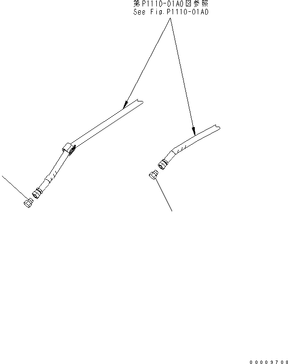 Komatsu parts book diagram for PC27MR-2-B S/N 15001-UP: BLADE LESS