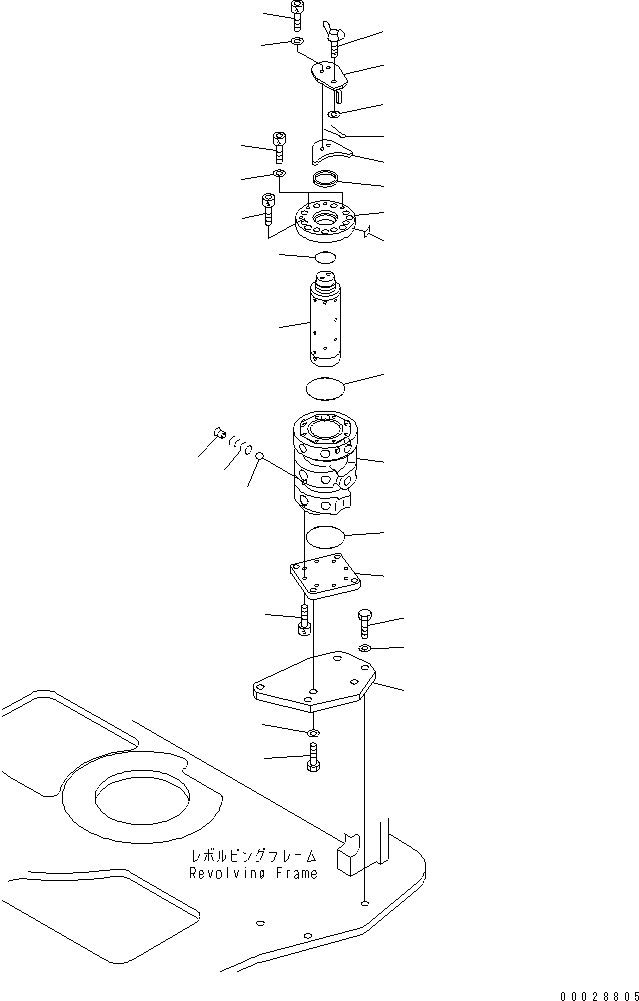 Excavators Komatsu / PC27MRX-1 S/N 10001-UP(pc27mrxc) / MULTI PATTERN CONTROL KIT (4-WAY VALVE AND MOUNTING PARTS)(150270 : H1835-01A0)