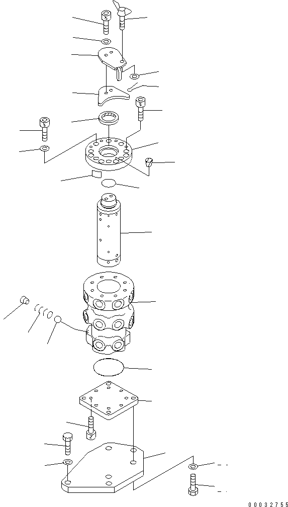 Excavators Komatsu / PC27MRX-1 S/N 10001-UP(pc27mrxc) / MULTI PATTERN CONTROL KIT (2-WAY VALVE AND MOUNTING PARTS)(150290 : H1835-01A2)