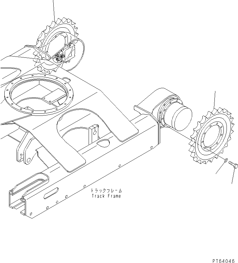 Excavators Komatsu / PC27MRX-1 S/N 10001-UP(pc27mrxc) / SPROCKET(300040 : P1211-01A0)