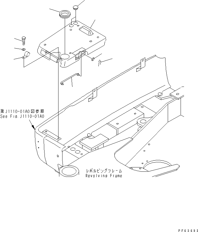 Excavators Komatsu / PC27R-8 S/N 10001-UP(pc27r-8c) / BATTERY COVER (WITH AIR CONDITIONER)(240100 : M1230-01A1)