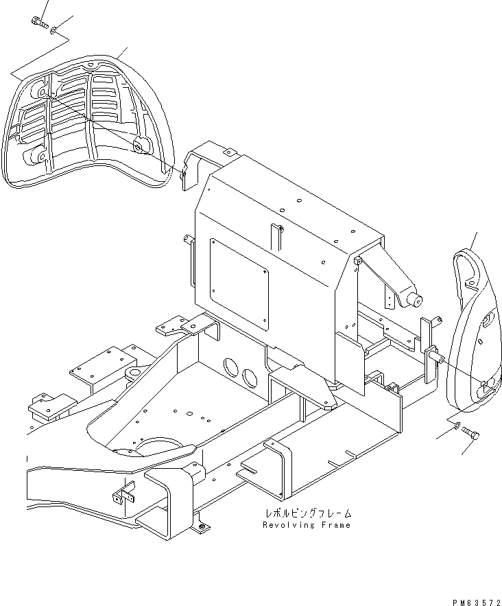 Excavators Komatsu / PC27R-8 S/N 10001-UP(pc27r-8c) / SIDE PROTECTOR(240140 : M1620-01A0)