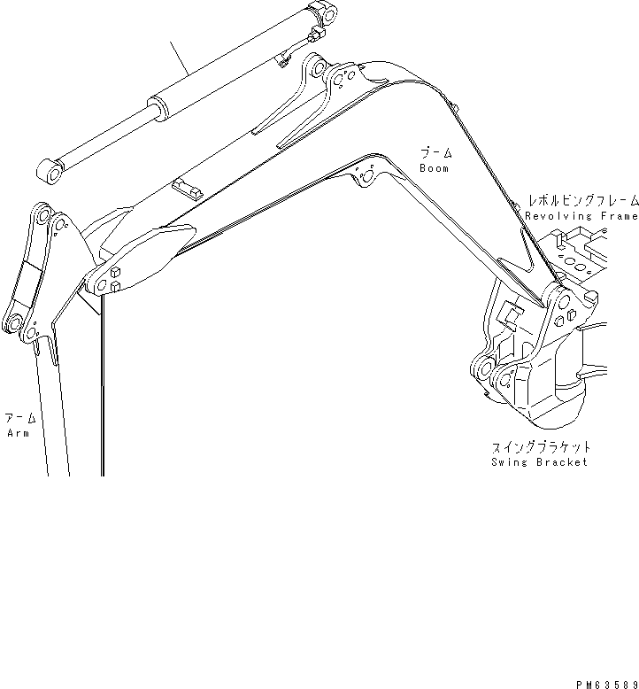 Excavators Komatsu / PC27R-8 S/N 10001-UP(pc27r-8c) / ARM CYLINDER(360100 : T1140-01A0)