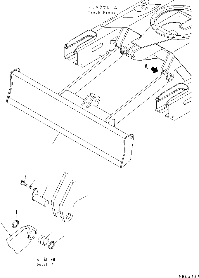 Excavators Komatsu / PC27R-8 S/N 10001-UP(pc27r-8c) / BLADE(360420 : T1710-01A0)