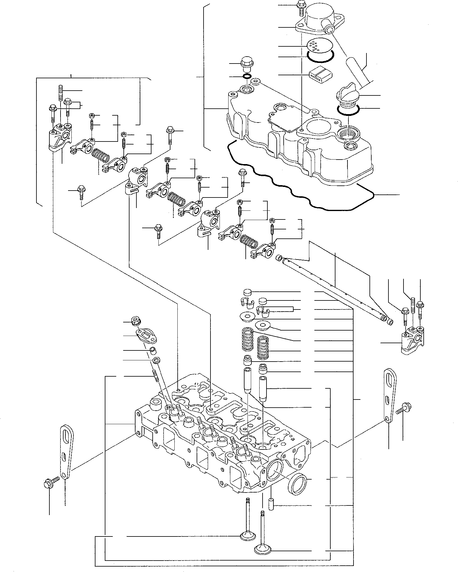 Excavators Komatsu / PC27R-8 S/N F30001-Up(pc27r_8) / CYLINDER HEAD(A-0010 : 0101)