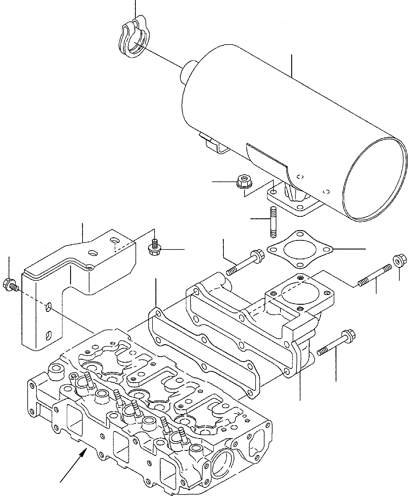 Excavators Komatsu / PC27R-8 S/N F30001-Up(pc27r_8) / EXHAUST MANIFOLD(A-0030 : 0151)