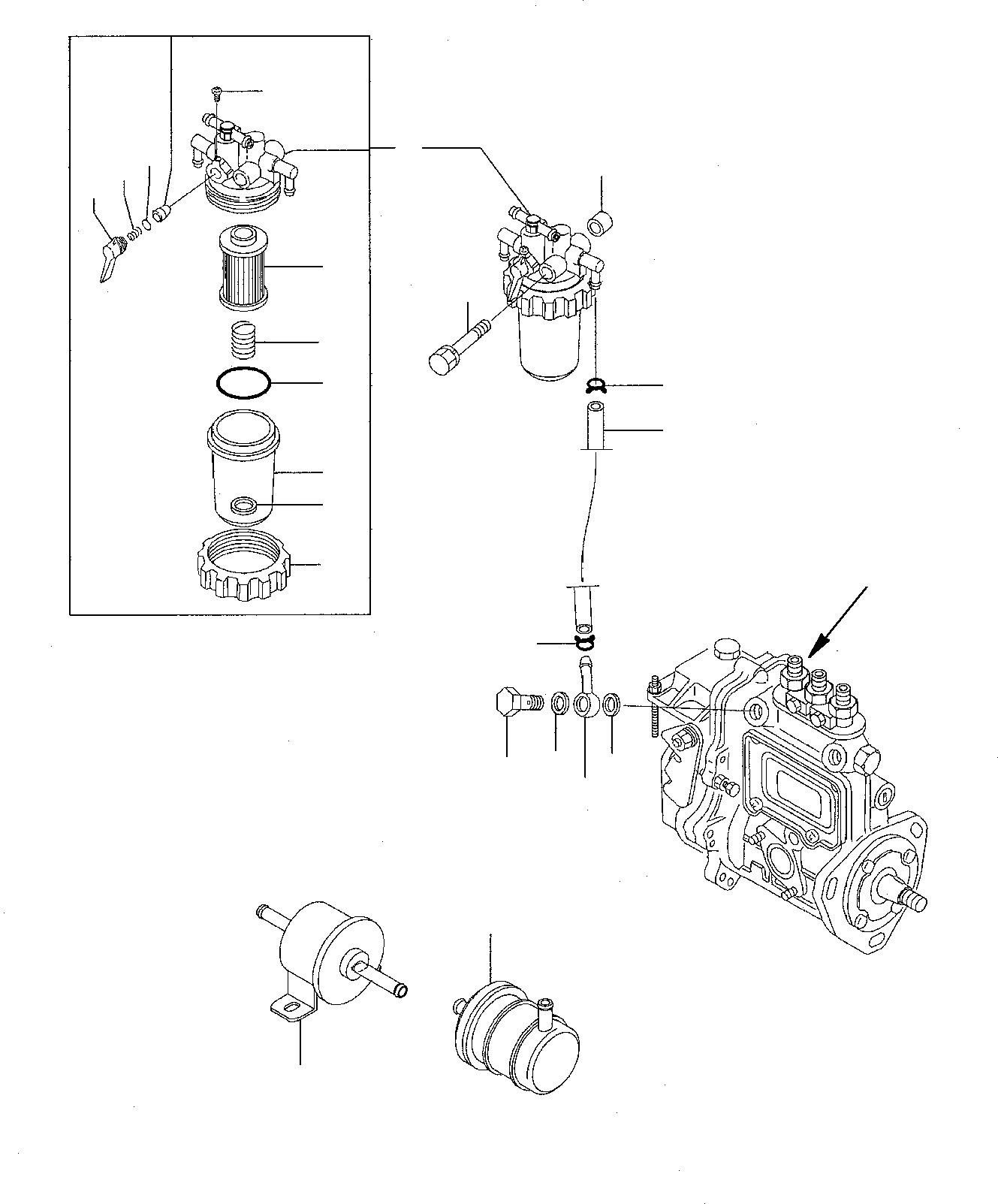 Excavators Komatsu / PC27R-8 S/N F30001-Up(pc27r_8) / FUEL LINE(A-0110 : 0410)
