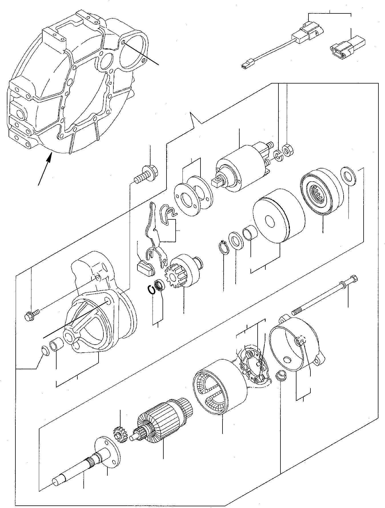 Excavators Komatsu / PC27R-8 S/N F30001-Up(pc27r_8) / STARTER MOTOR(A-0160 : 0621)