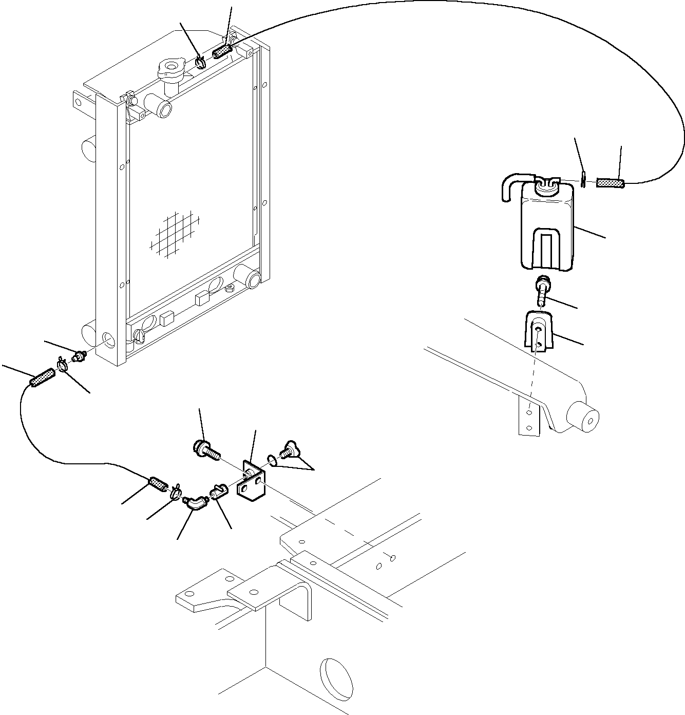 Excavators Komatsu / PC27R-8 S/N F30001-Up(pc27r_8) / RESERVE TANK AND PIPING(B-0060 : 1220)