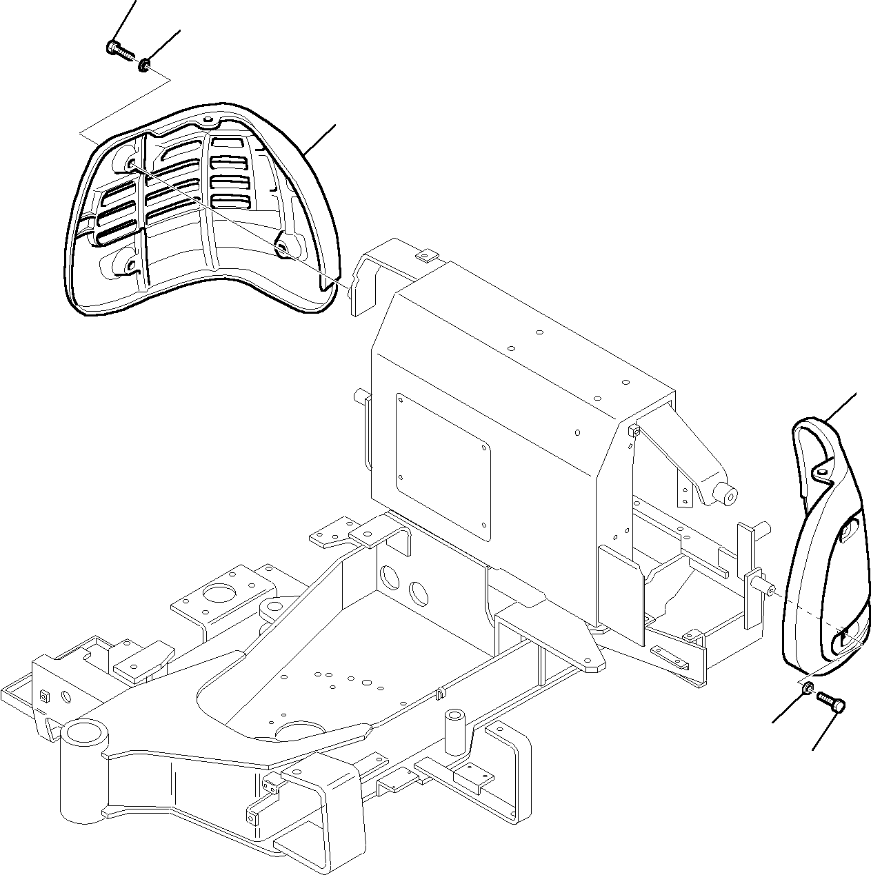 Excavators Komatsu / PC27R-8 S/N F30001-Up(pc27r_8) / LATERAL PROTECTION(E-0140 : 4640)