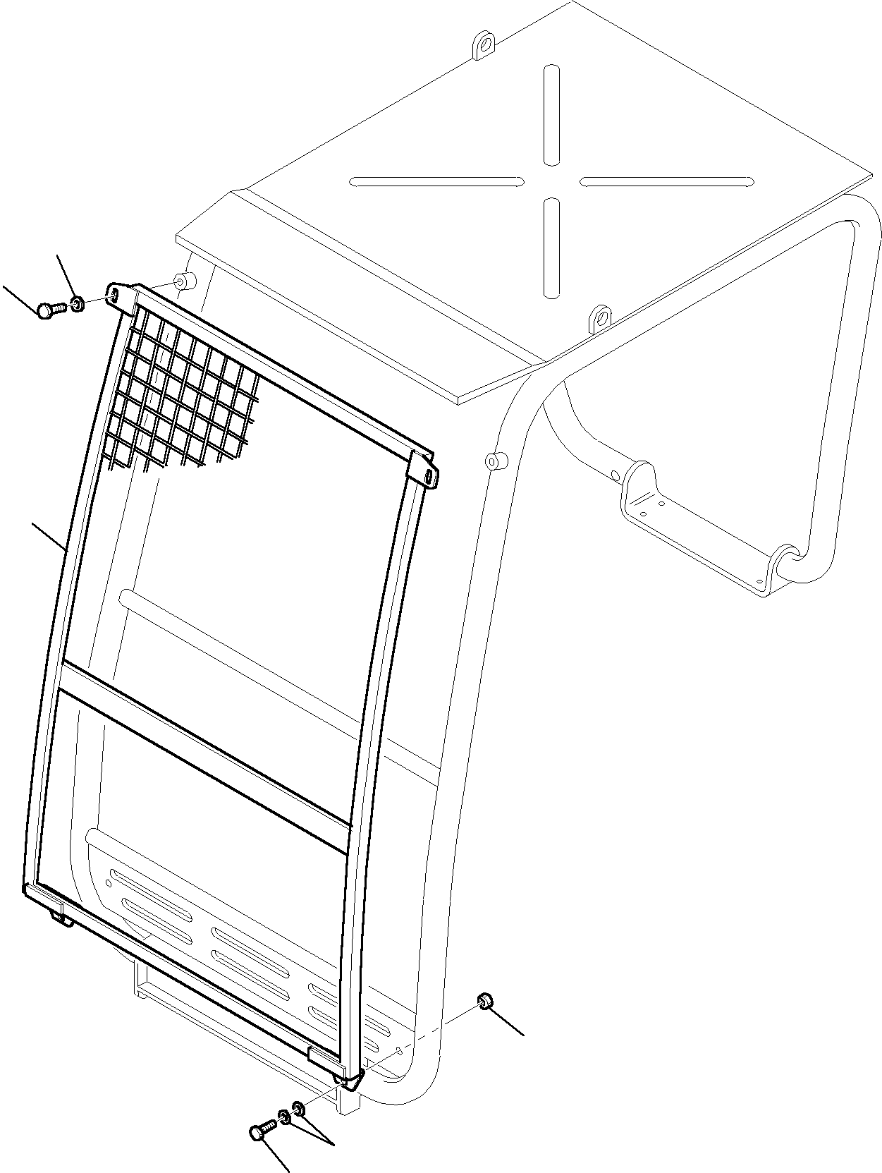 Excavators Komatsu / PC27R-8 S/N F30001-Up(pc27r_8) / FRONT GUARD (CANOPY)(F-0210 : 5510)