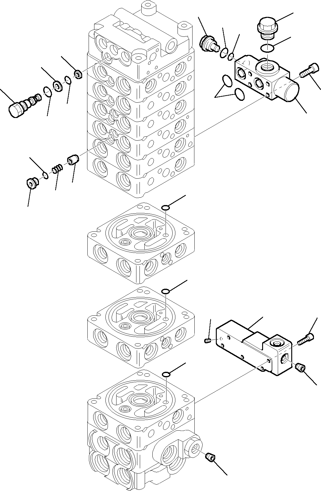 Excavators Komatsu / PC27R-8 S/N F30001-Up(pc27r_8) / CONTROL VALVE (7/12)(G-0140 : 6212)