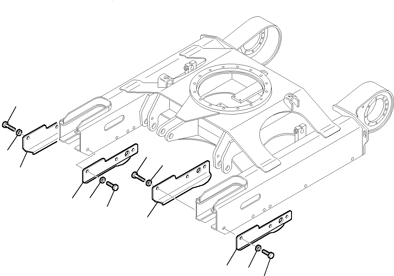 Komatsu parts book diagram for PC27R-8 S/N F31103-Up: TRACK GUARD