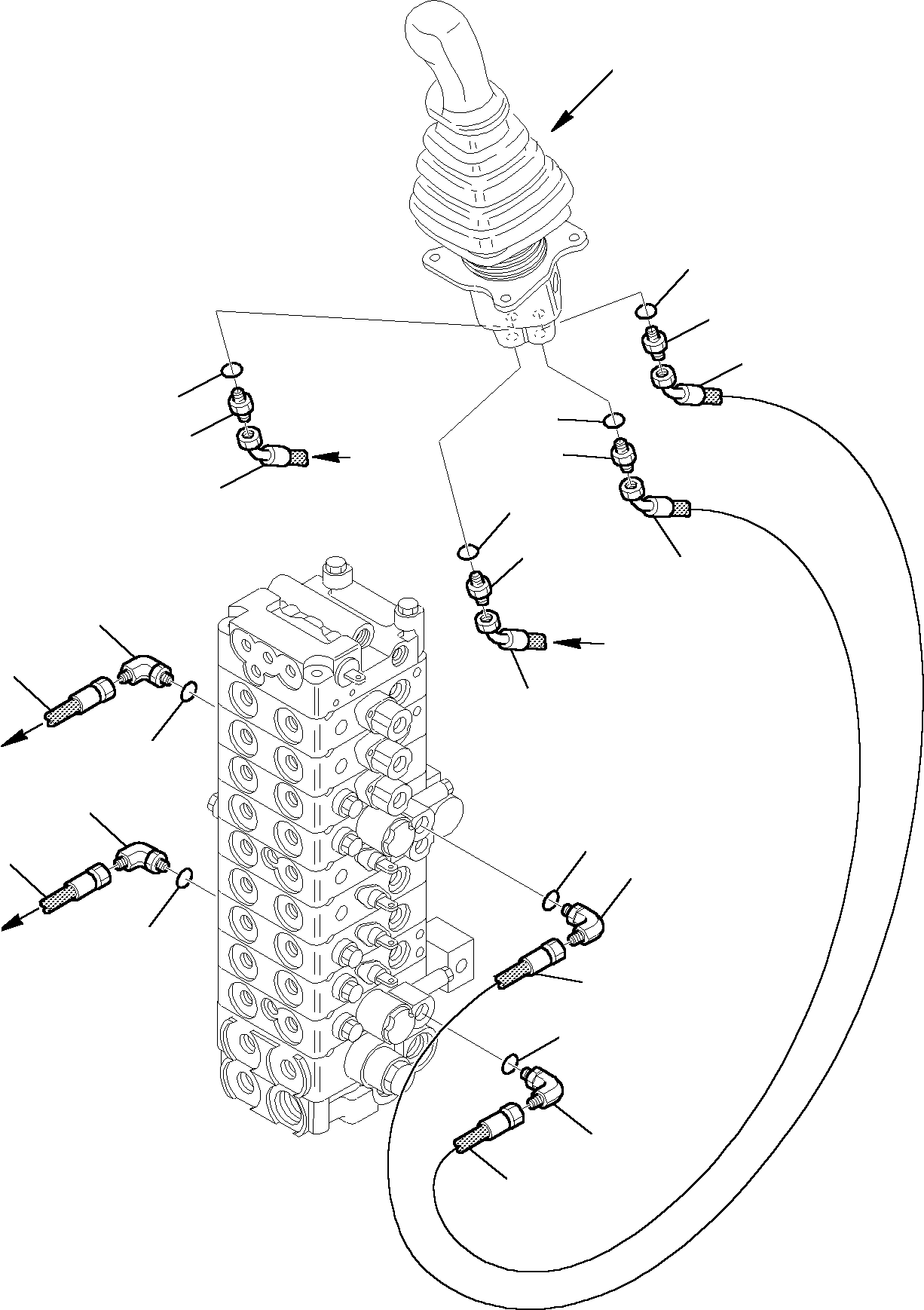 Komatsu parts book diagram for PC27R-8 S/N F31103-Up: L.H. SERVOCONTROL