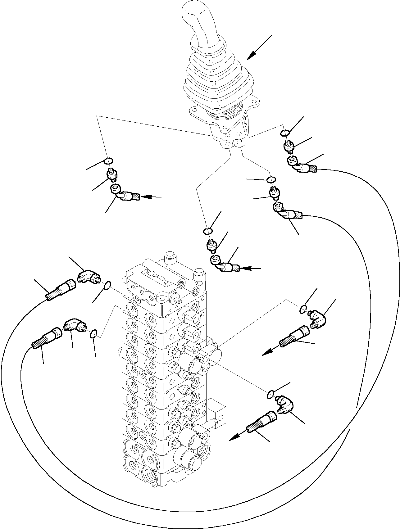 Komatsu parts book diagram for PC27R-8 S/N F31103-Up: R.H. SERVOCONTROL