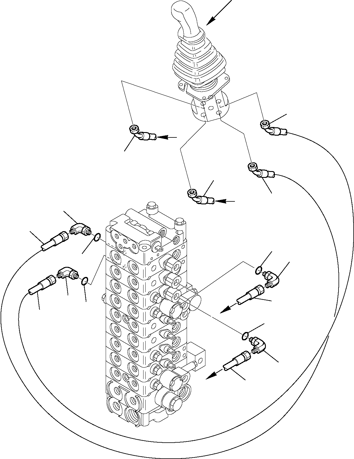 Komatsu parts book diagram for PC27R-8 S/N F31103-Up: R.H. SERVOCONTROL