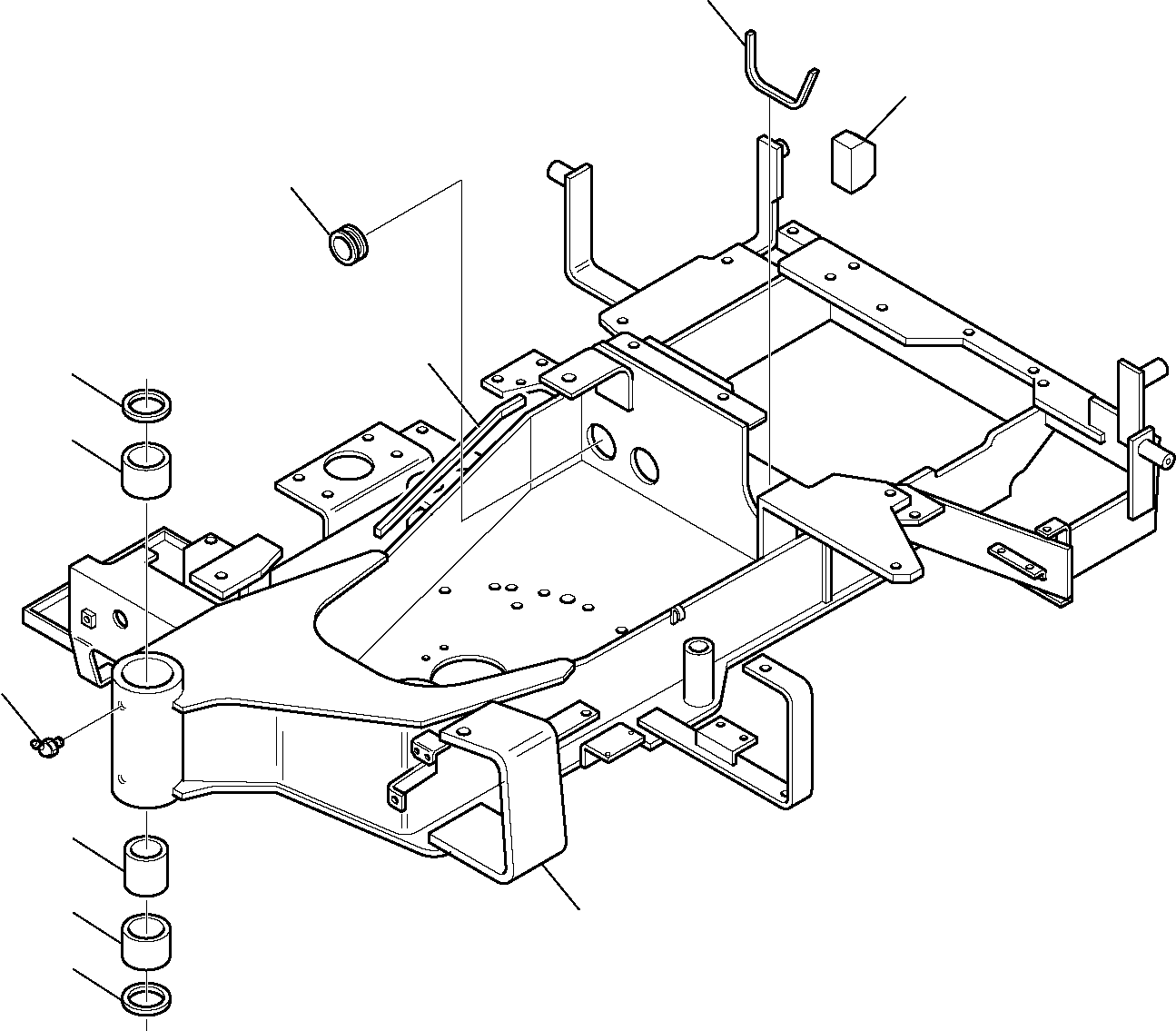 Komatsu parts book diagram for PC27R-8 S/N F31103-Up: REVOLVING FRAME