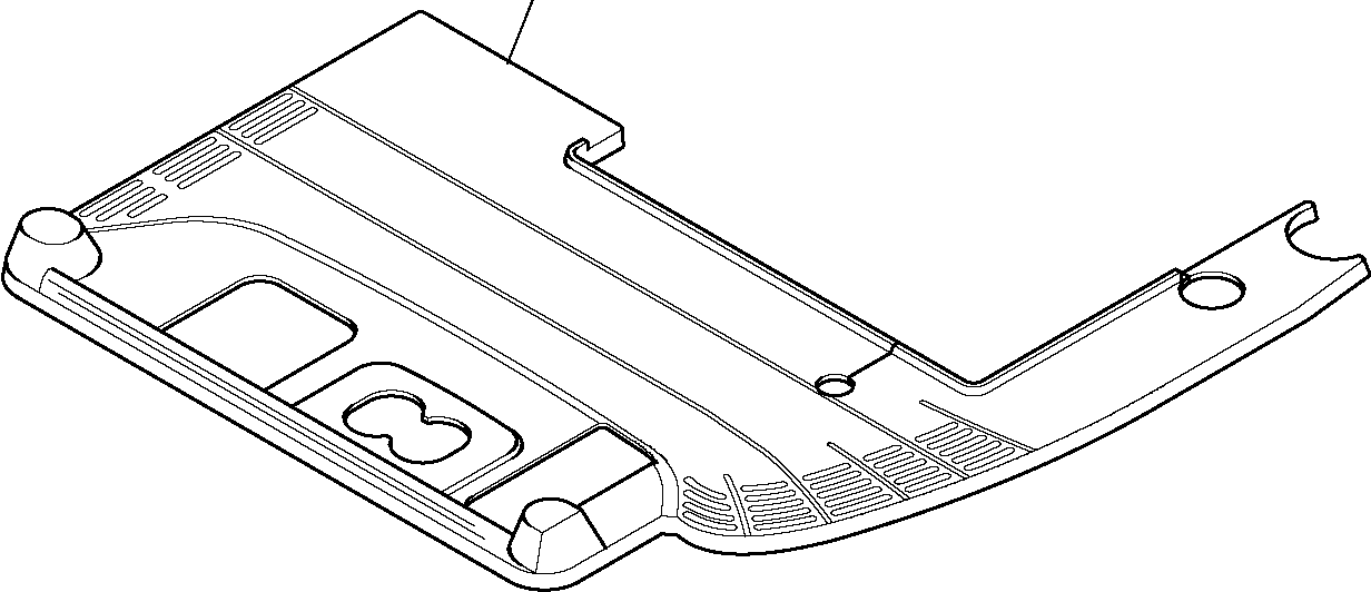 Komatsu parts book diagram for PC27R-8 S/N F31103-Up: FLOOR MAT (FOR CABIN)