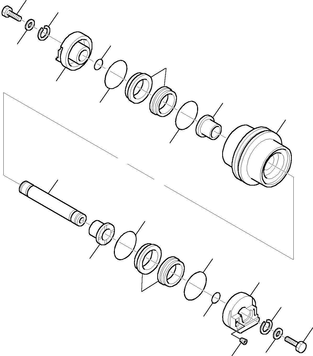 Excavators Komatsu / PC27R-8 S/N F32154-Up(pc27r_8b) / TRACK ROLLER(D-0090 : 3300)