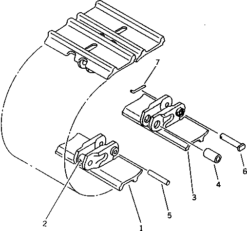 Excavators Komatsu / PC28UU-1 S/N 1001-UP(pc28uu-r) / TRACK SHOE (DOUBLE GROUSER WITH HOLE)(090150 : 3423)